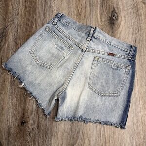 Vintage 90s Rustler Womens Shorts Size 12 Distressed Cut Off  Denim READ